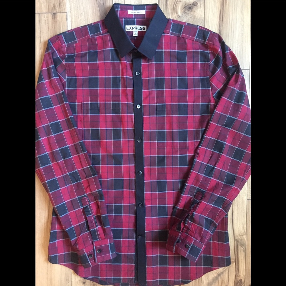 Express Dress Shirt- LG- Extra Slim